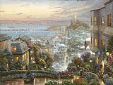 San Francisco Lombard Street by Thomas Kinkade